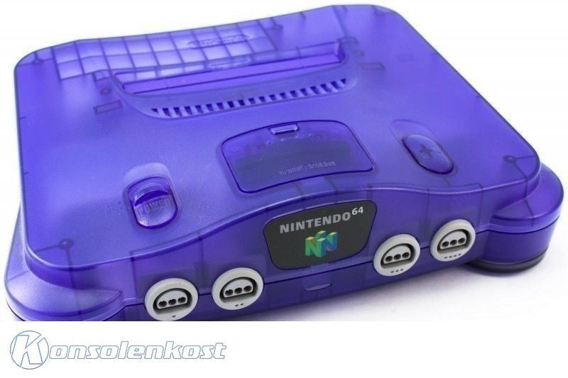 Konsole Ocean Blue / Grape Purple + Original Controller + Zubehör (US)