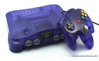 Konsole Ocean Blue / Grape Purple + Original Controller + Zubehör (US)