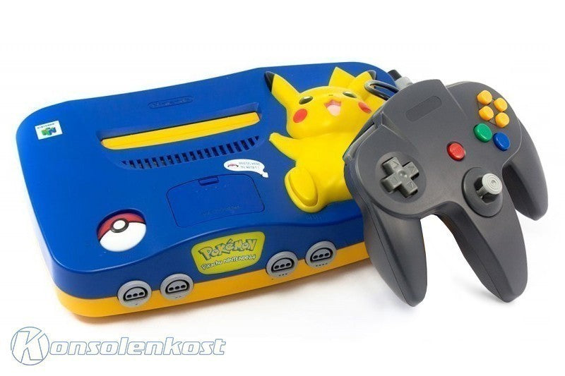 Konsole Pikachu Edition + Controller + Zubehör — Pikachu Edition