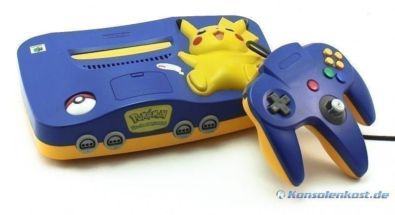 Konsole Pikachu Edition + Controller + Zubehör — Pikachu Edition