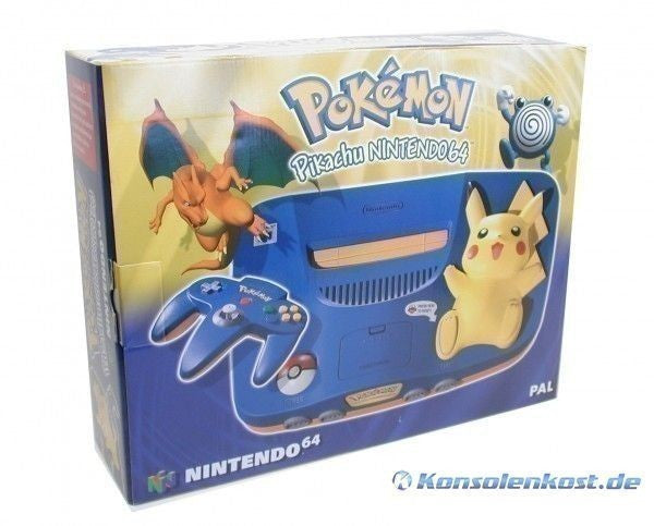 Konsole Pikachu Edition + Original Controller + Zubehör — Pikachu Edition