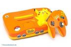 Konsole Pikachu Orange + Original Controller + Zubehör (JP)
