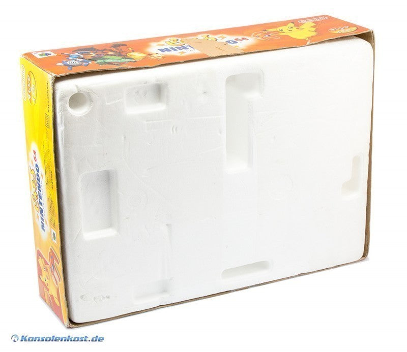 Konsole Pikachu Orange + Original Controller + Zubehör (JP)