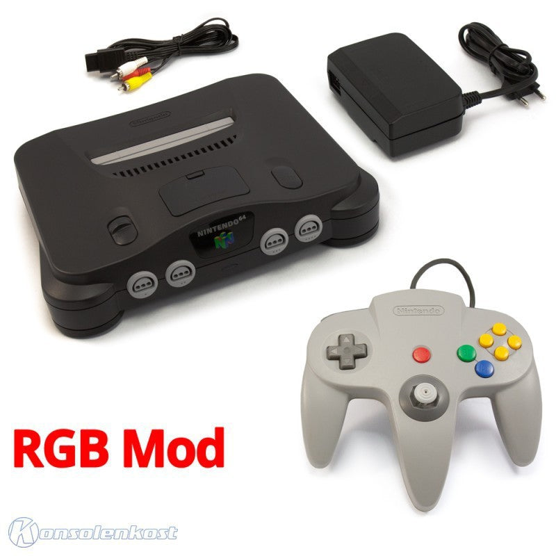 Konsole RGB Mod + Original Controller + Zubehör (JP)