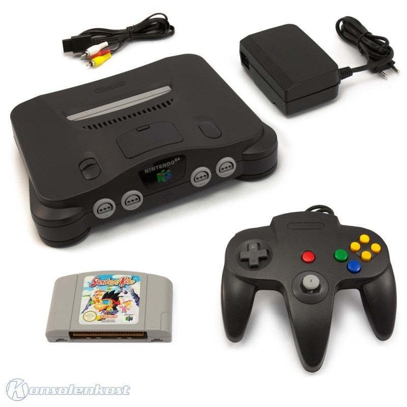Konsole + Snowboard Kids + Controller + Zubehör