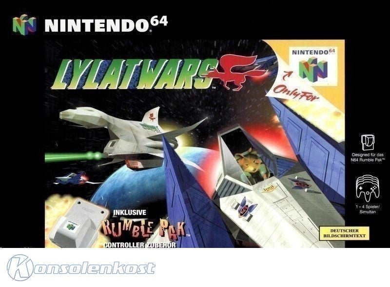 Lylat Wars / Starfox 64 + Rumble Pak