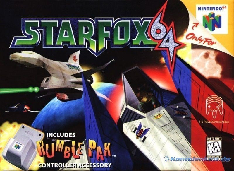 Lylat Wars / Starfox 64 + Rumble Pak (US)