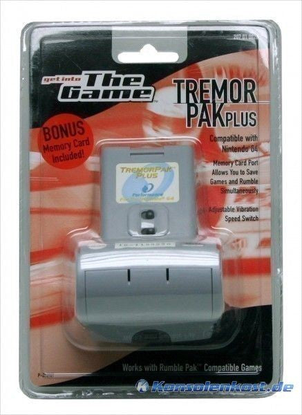 Memory Card / Memorycard / Speicherkarte / Controller Pak 1MB & Rumble Pak TremorPak Plus [InterAct]