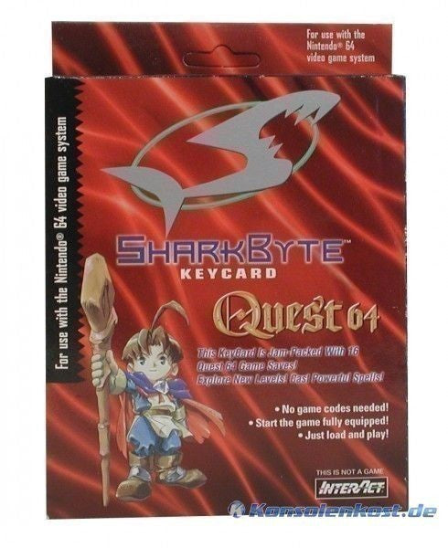Memory Card / Memorycard / Speicherkarte / Controller Pak Quest 64 [Sharkbyte]