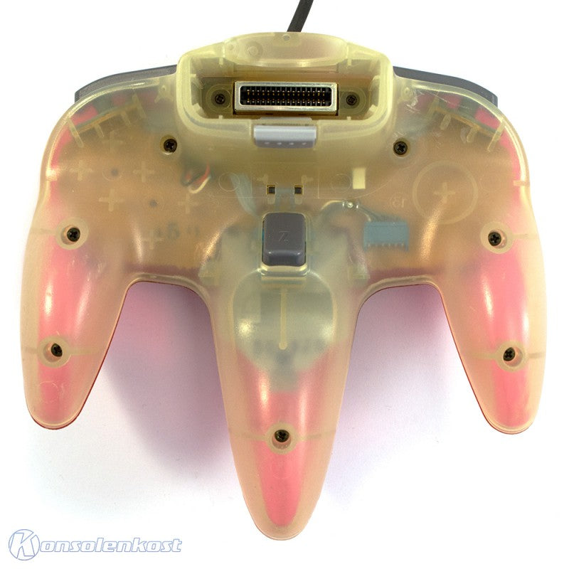 orig. Controller / Pad Clear-Red White / rot-weiß transp. NUS-005 [Nintendo]