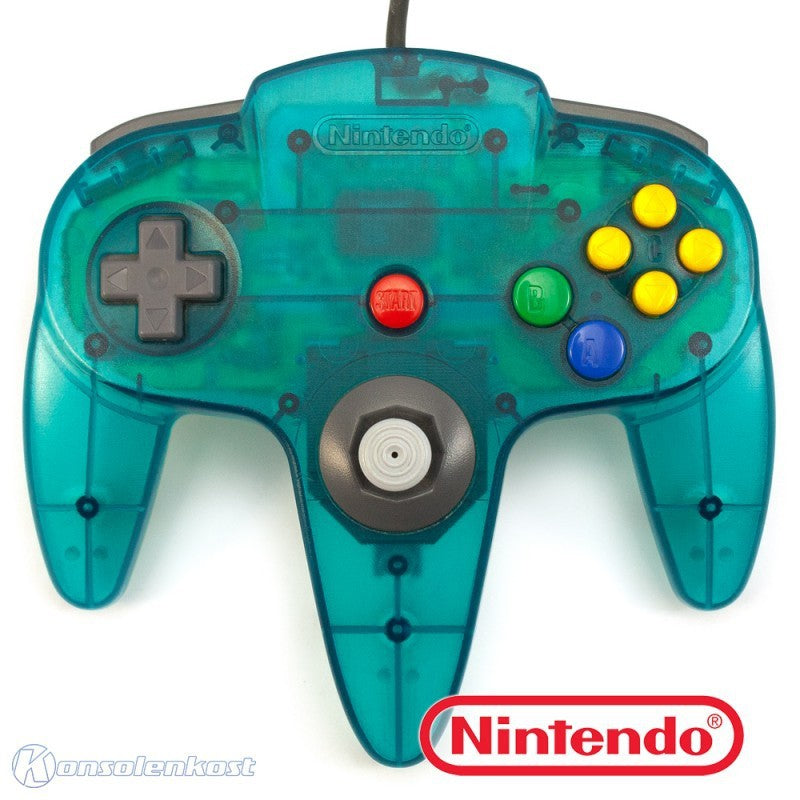 Original Controller Clear-Blue White / blau-weiß transp. NUS-005 — Clear Blue-Weiß-Blau
