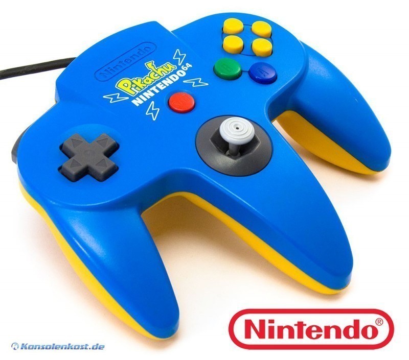 Original Controller Light Blue Pikachu Edition NUS-005 [Nintendo] — Light Blue Pikachu Edition NUS-005