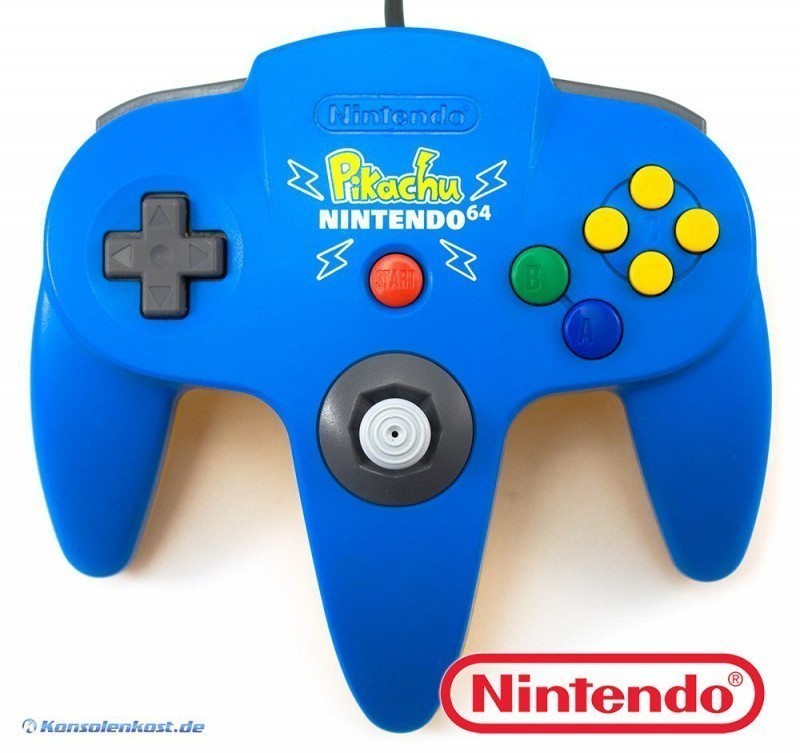 Original Controller Light Blue Pikachu Edition NUS-005