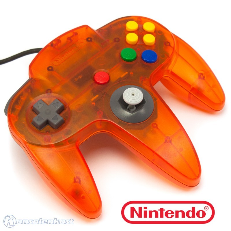Original Nintendo Controller orange-transp. NUS-005