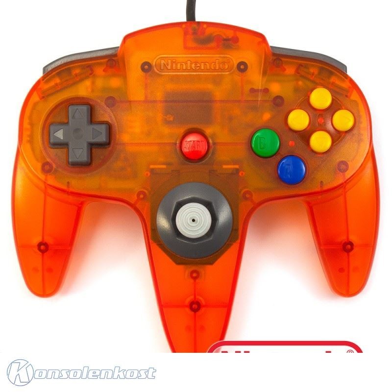 Original Nintendo Controller orange-transp. NUS-005