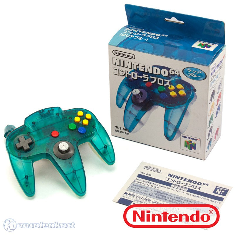 Original Controller Clear-Blue White / blau-weiß transp. NUS-005 [Nintendo] (JP)