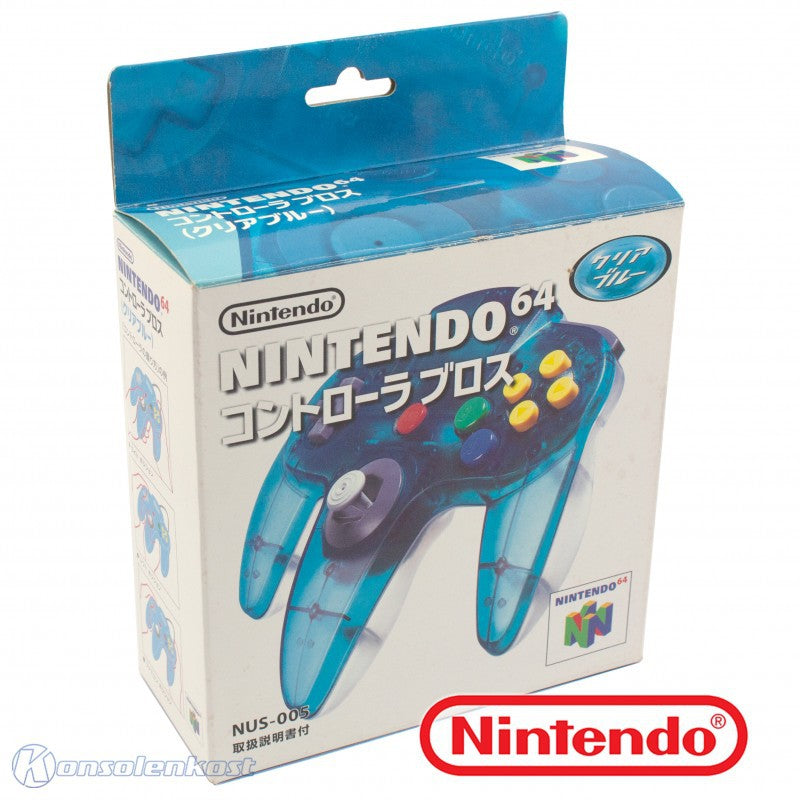 Original Controller Clear-Blue White / blau-weiß transp. NUS-005 [Nintendo] (JP)