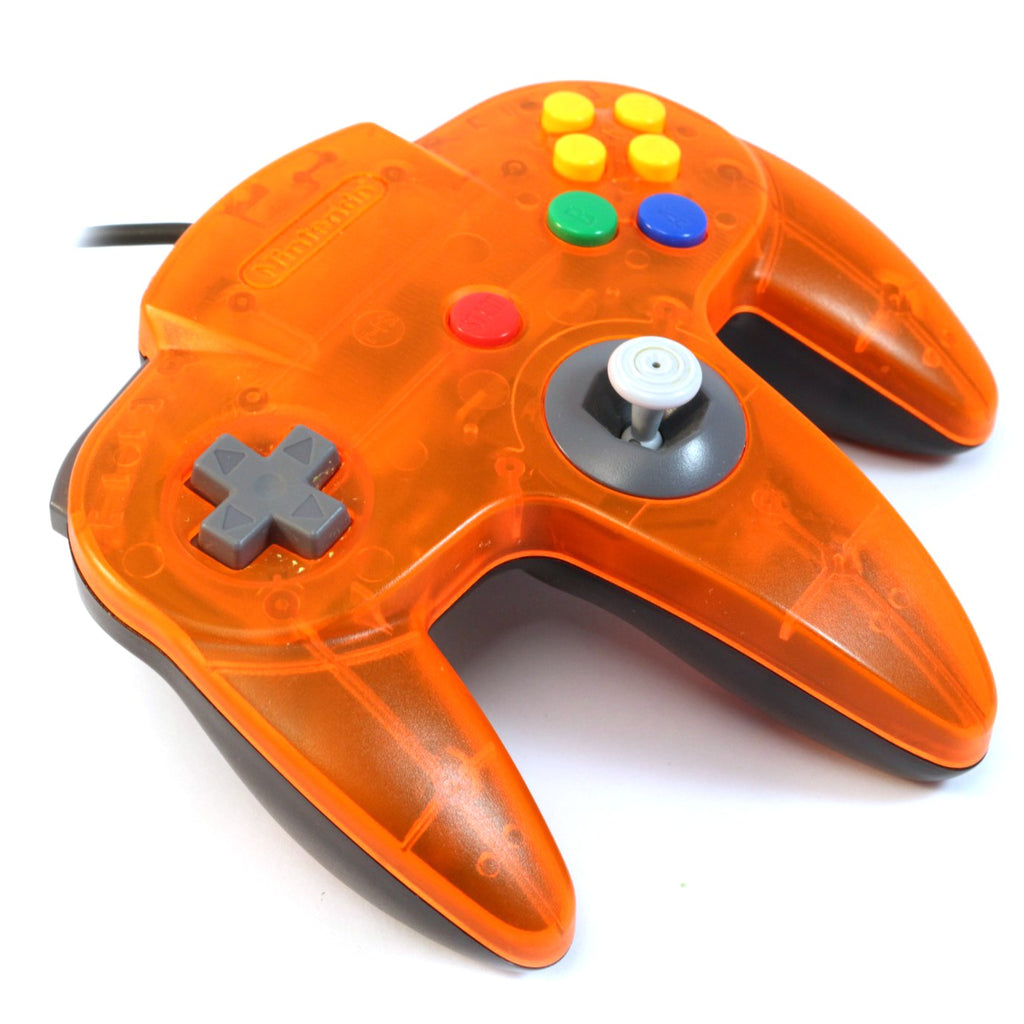 Original Nintendo Controller / Pad Clear-Orange Black Daiei Hawks NUS-005