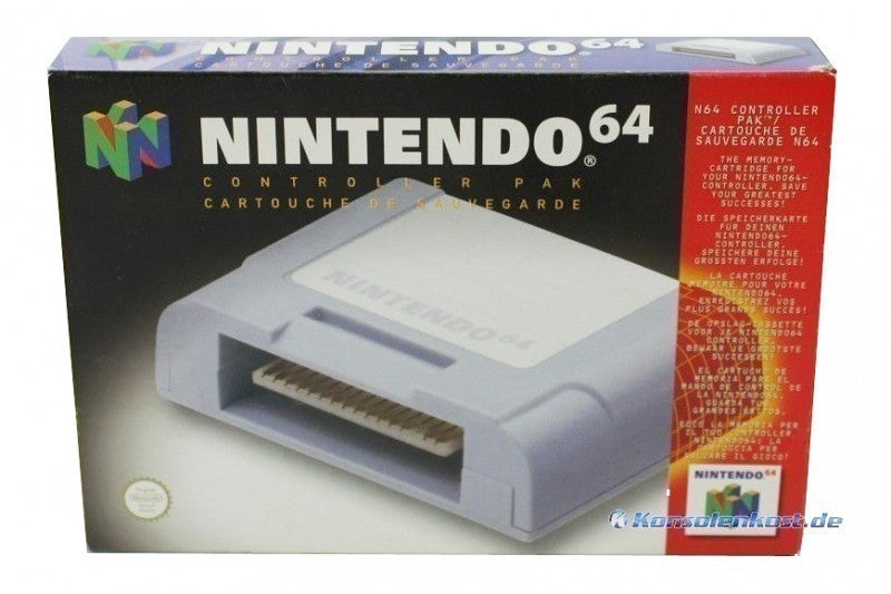 Original Nintendo Controller Pak grau NUS-004
