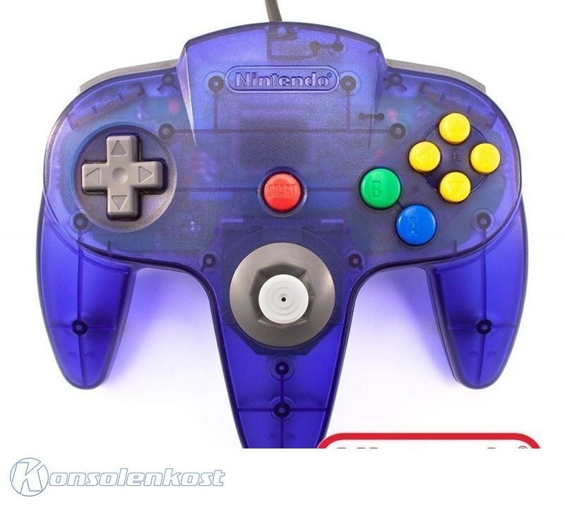 Original Controller Ocean Blue / violett-transp. NUS-005