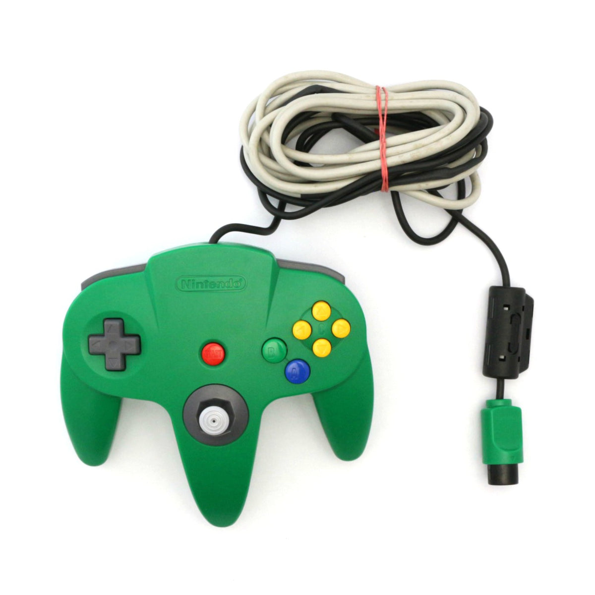 SA 223: Original Nintendo Controller grün NUS-005 BESCHÄDIGT