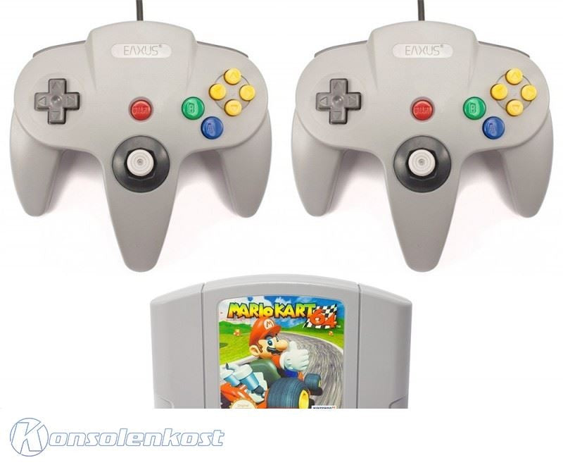 Super Mario Kart 64 + 2 Controller
