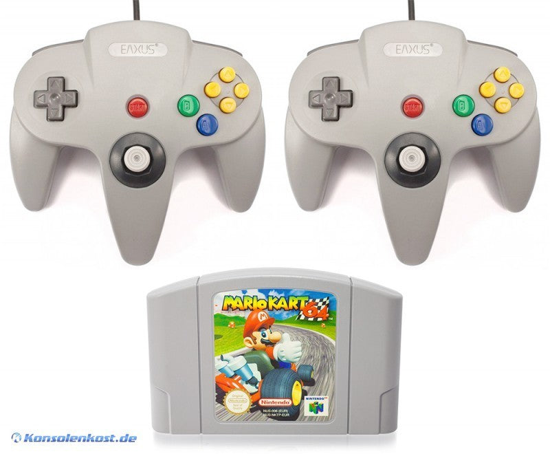Super Mario Kart 64 + 2 Controller