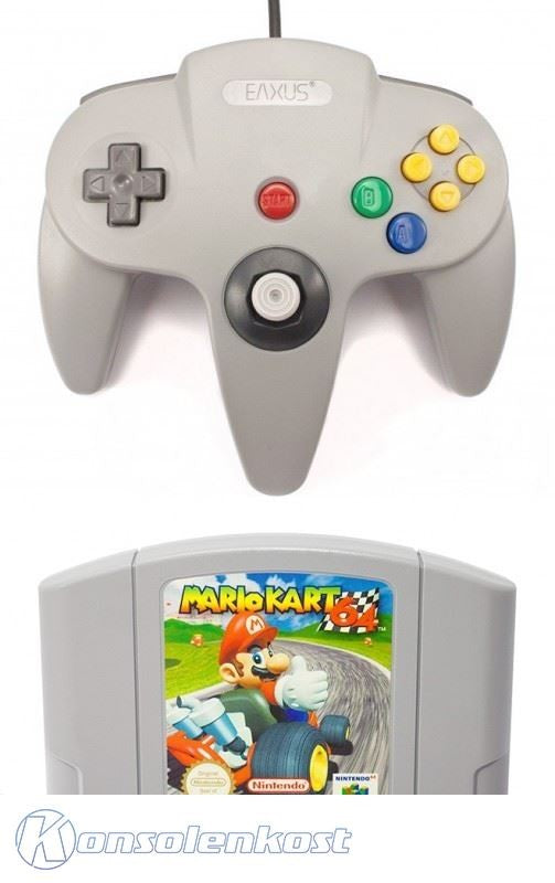 Super Mario Kart 64 + Controller