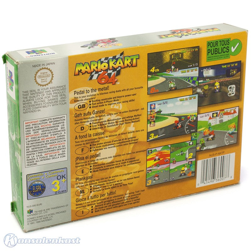 Super Mario Kart 64 [Player's Choice] (DE)