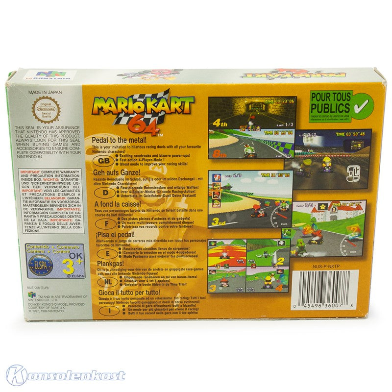 Super Mario Kart 64 [Player's Choice] (DE)