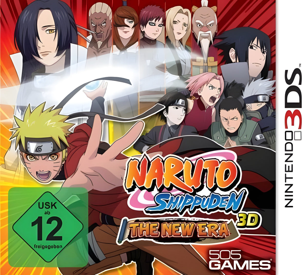Das Cover von Naruto Shippuden 3D - The New Era für Nintendo 3DS