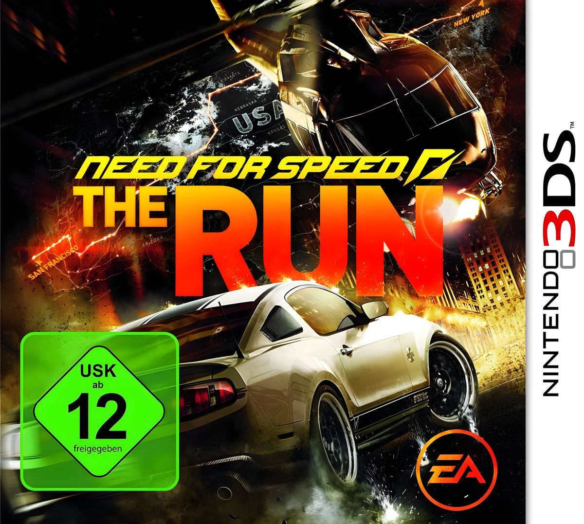 Das Cover von Need for Speed: The Run für Nintendo 3DS