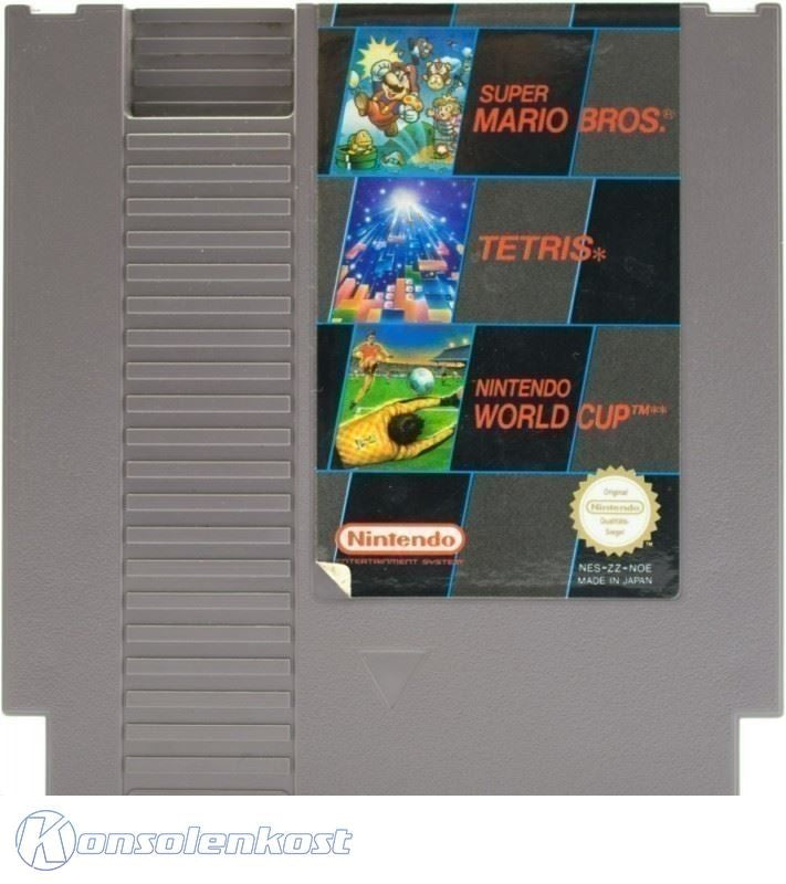 3 in 1: Super Mario Bros. 1, Tetris, Nintendo World Cup