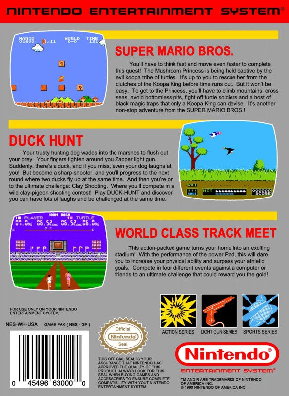 3in1: Super Mario Bros. 1 + World Class Track Meet + Duck Hunt (US)