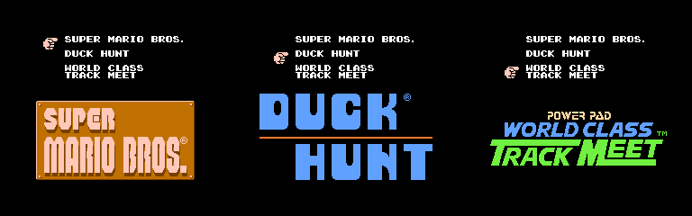 3in1: Super Mario Bros. 1 + World Class Track Meet + Duck Hunt (US)