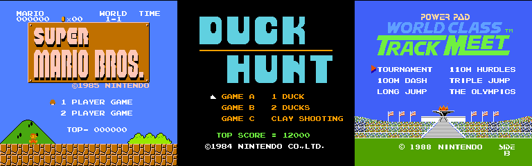 3in1: Super Mario Bros. 1 + World Class Track Meet + Duck Hunt (US)