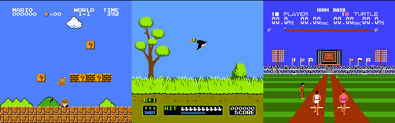 3in1: Super Mario Bros. 1 + World Class Track Meet + Duck Hunt (US)