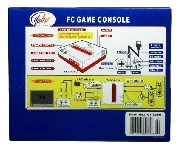 FC Game Console Handheld indigo