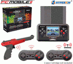 FC Mobile II Handheld schwarz + 2 Wireless Controller + Gun + Netzteil [Hyperkin]