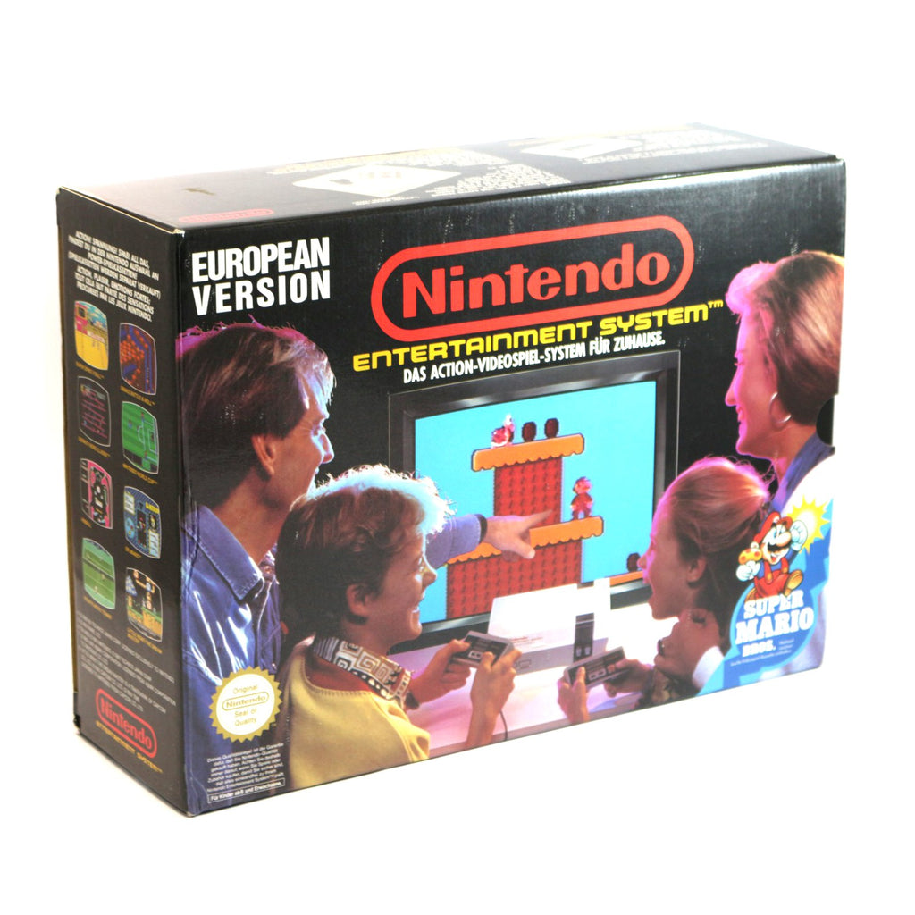Konsole Super Mario Bros. Set + Spiel + 2 Original Controller