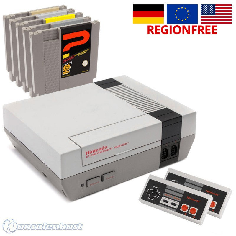 Konsole 60Hz + 5 Spiele + 2 Controller