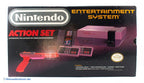 Konsole 60Hz Action Set + Spiel + 2 Original Controller + Zapper