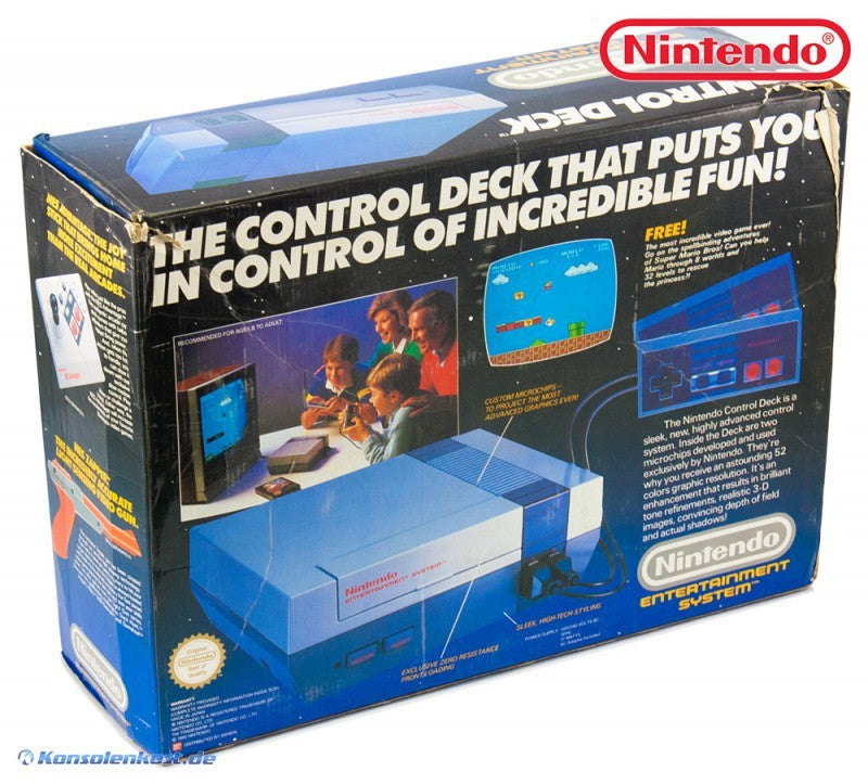 Konsole 60Hz Control Deck + Super Mario Bros. + 2 Controller
