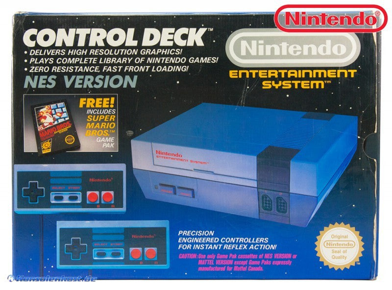Konsole 60Hz Control Deck + Super Mario Bros. + 2 Controller