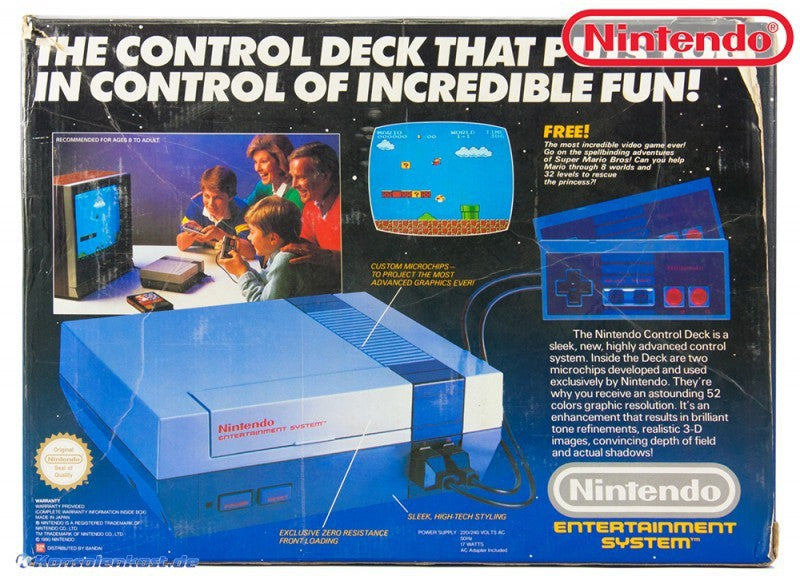 Konsole 60Hz Control Deck + Super Mario Bros. + 2 Controller