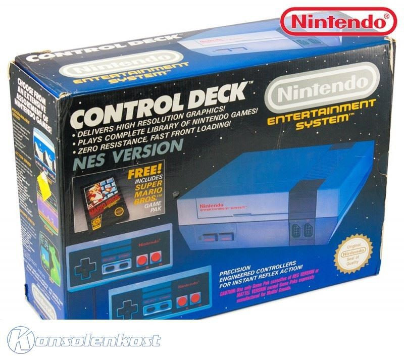 Konsole 60Hz Control Deck + Super Mario Bros. + 2 Controller