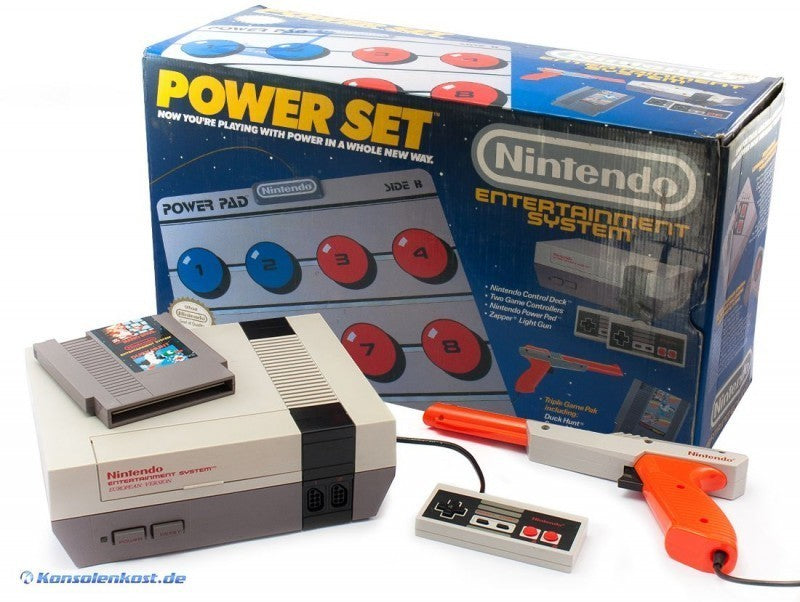 Konsole 60Hz Power Set + 3 Spiele + 2 Original Controller