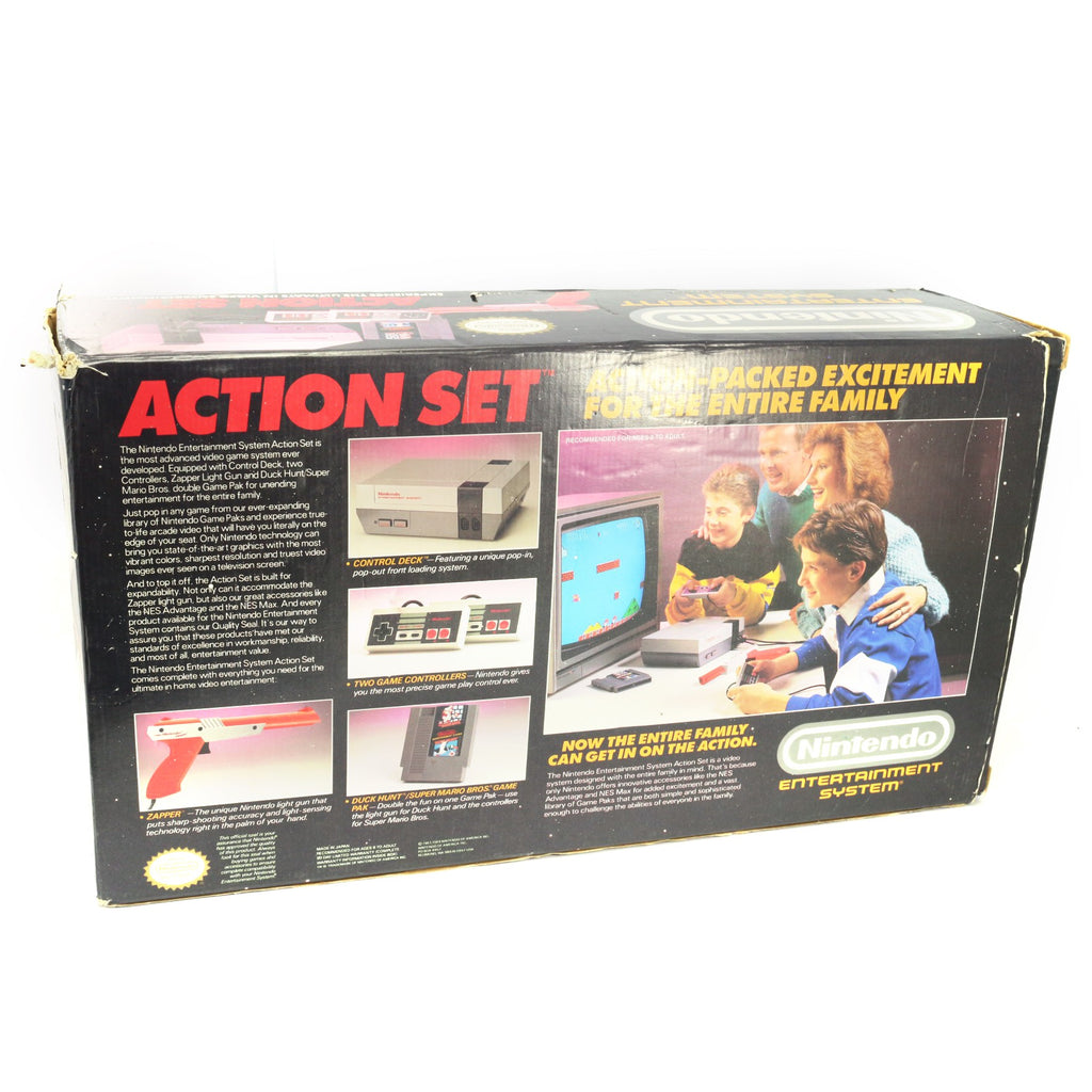 Konsole 60Hz Action Set + Spiel + 2 Original Controller + Zapper
