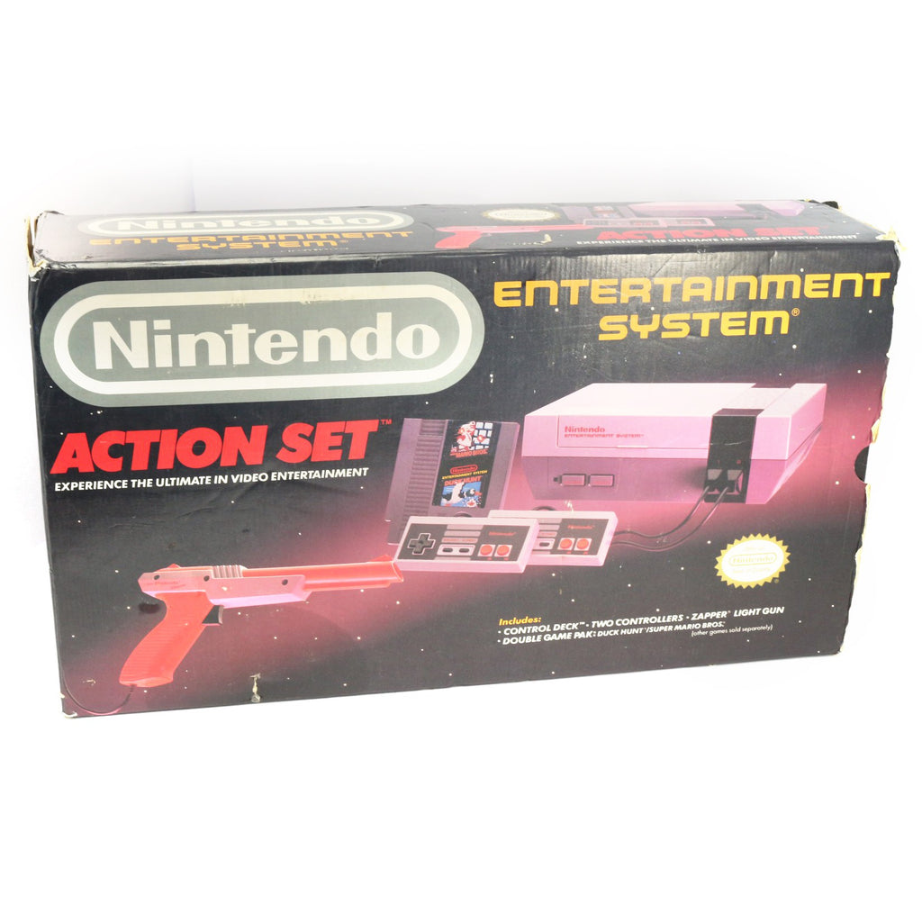 Konsole 60Hz Action Set + Spiel + 2 Original Controller + Zapper