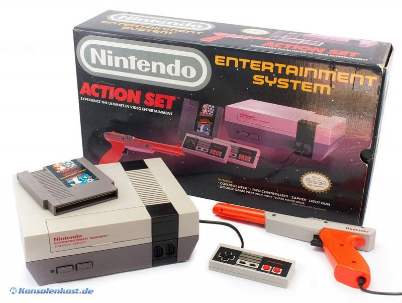 Konsole Action Set + Spiel + 2 Original Controller